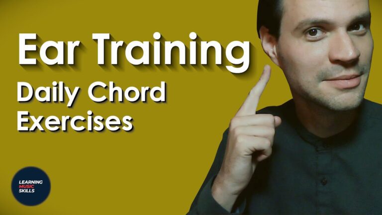 Chord ear training, daily solfege exercises