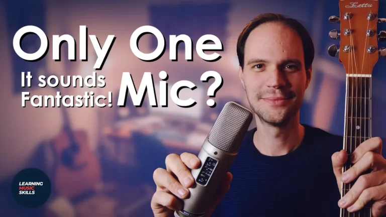 How To Record Your Acoustic Guitar In Stereo With 1 Mic