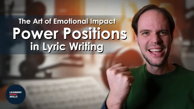 Ordinary to Amazing: Power Positions Lyric Writing Technique